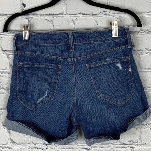 Genetic Distressed Cuffed Denim Shorts 27 - Picture 4 of 7